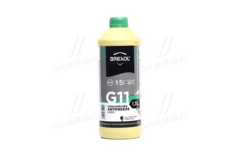 Антифриз <> GREEN CONCENTRATE G11 (-80C) 1,5L BREXOL Antf-029