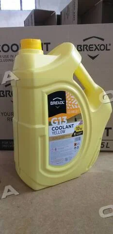Антифриз YELLOW G13 Antifreeze (жовтий)) 10kg BREXOL Antf-019 (фото 1)