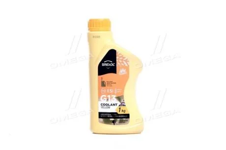 Антифриз YELLOW G13 Antifreeze (жовтий)) 1kg BREXOL Antf-017