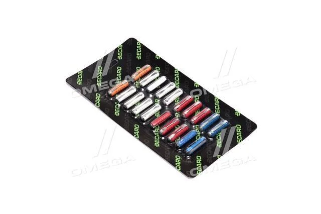 Предохранитель компект 20 шт DECARO DEC.FUSE KIT 05 (фото 1)