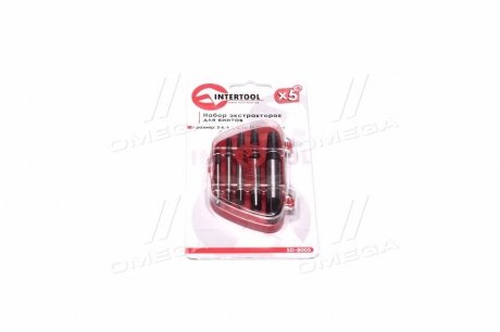 Набор экстракторов для винтов 5ед.(про-во) Intertool SD-8005 (фото 1)