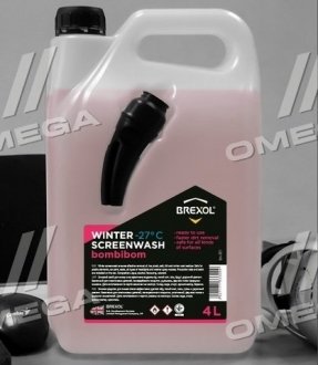 Омыватель зимний SCREENWASH BomBiBom -27 °С (жвачка) 4л <BREXOL> AXXIS Польша BRX-051