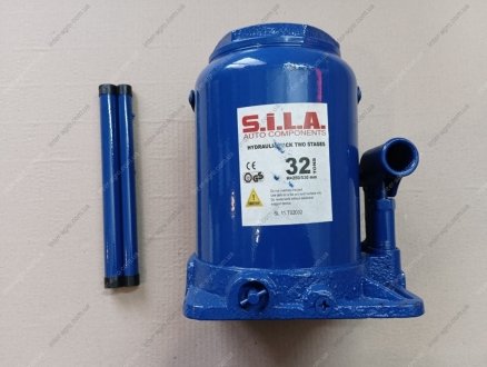 Домкрат гидравлический 32т двухштоковый (250-530 мм) СИНИЙ (S.I.L.A. AC) S.I.L.A. SL 11.T02032