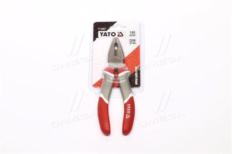 Плоскогубці комбіновані: L = 180 мм [6/60], шт YATO YT-2007