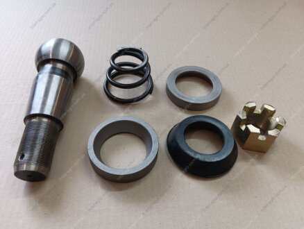 Ремкомплект штанги реактивной КРАЗ (6 наименований, Палец+Сухари+Пруж+Пыльник+Гайка) (S.I.L.A. AC) S.I.L.A. 210-2919028-РК