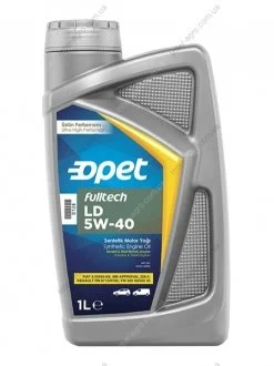 Олива моторна 5W-40 FULLTECH LD синт 1 л Opet 5W-40 FULLTECH LD 1L