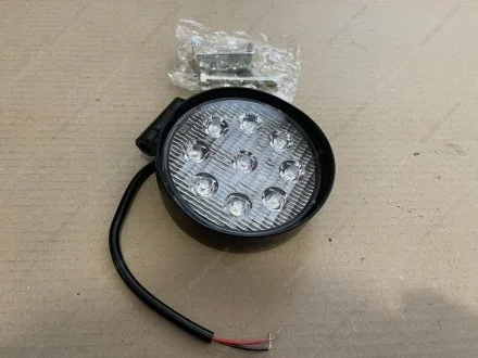 Фара LED додаткова 12/24V/27W (9 діодів) (кругла) 110х128мм СТАНДАРТ <ДК> Дорожня карта DK B2-27W-01 STD