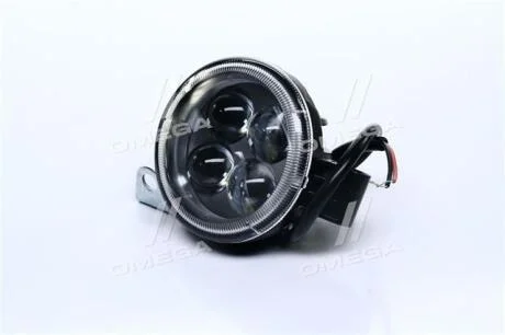 Фара LED круглая 12W, 4 лампы, узкий луч <ДК> Дорожня карта DK B2-12W-B