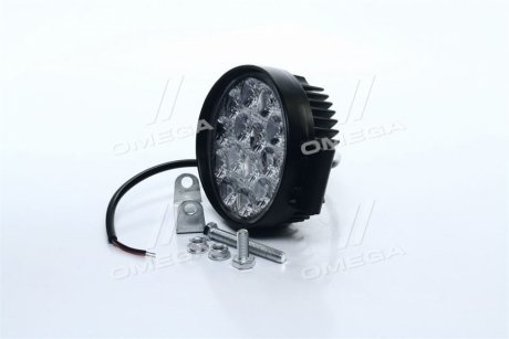 Фара LED круглая 42W, 14 ламп, 116*137,5мм, узкий луч (ДК) Дорожня карта DK B2-42W-B SL