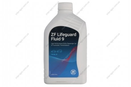Фото 1 - масло трансмисионное LIFEGUARDFLUID 9 - 1л ZF AA01.500.001 Масло трансмисионное LIFEGUARDFLUID 9 - 1л ZF AA01.500.001 (фото 1)