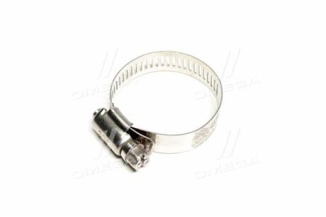 Хомут нержавеющая сталь 12,7 мм D 21-44 мм(про-во) Intertool TC-1122