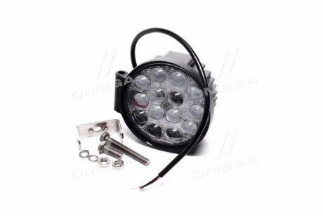 Фара LED кругла 42W, 14 ламп, 5D <ДК> Дорожня карта DK.425D-R