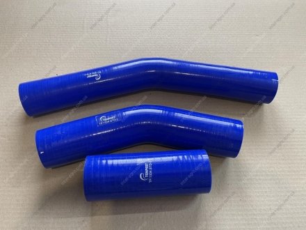 Патрубок радиатора ЗИЛ 130 (компл. 3 шт.силикон) STANDARD Tempest TP.1334.STD