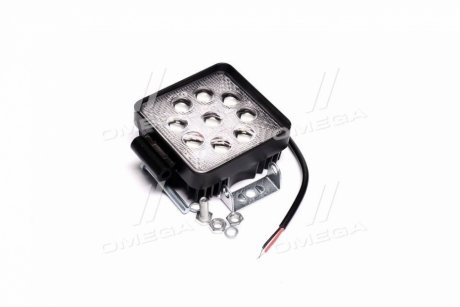 Фара LED квадратна 27W, 9 ламп, 5D <ДК> Дорожня карта DK.275D-S