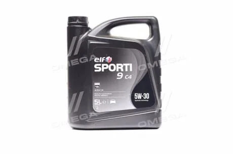 Масло моторн. SPORTI 9 C4 5W-30 (Канистра 5л) Elf 214332