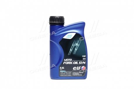 Масло гидравл. MOTO FORK OIL SYN 10W (Канистра 0.5л) для вилок и амортизаторов Elf 194974