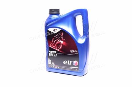 Масло моторн. MOTO 4 TECH 10W-50 (Канистра 4л) Elf 213950