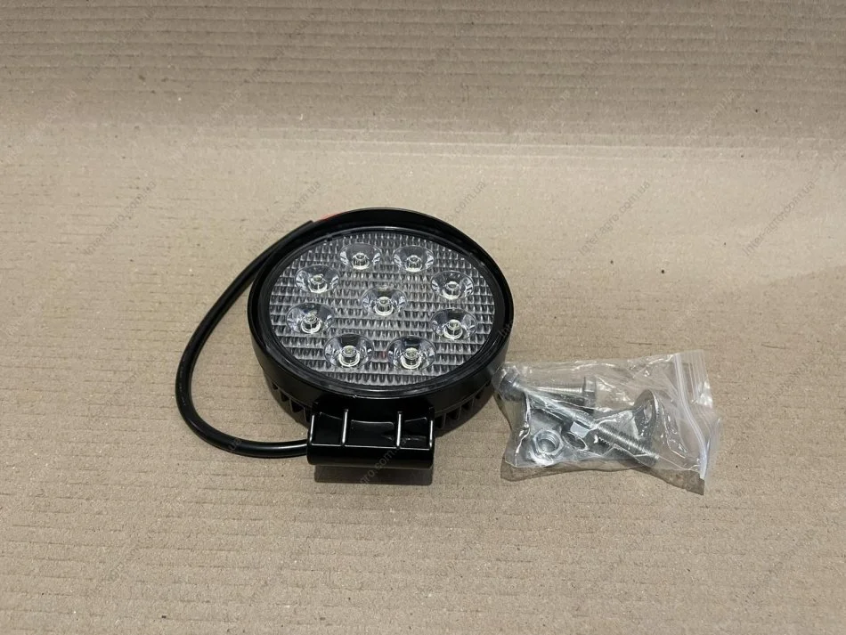 Фара LED додаткова МТЗ 12/24V, 9*3W, D=112 мм <> Tempest TP-9300D (фото 1)
