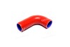 Патрубок радиатора ГАЗЕЛЬ с дв. 406 нижний (СИЛИКОН красный, D=44 мм, L=90х130мм) АВТО-СОЮЗ 88 3302-1303025-10 (фото 1)