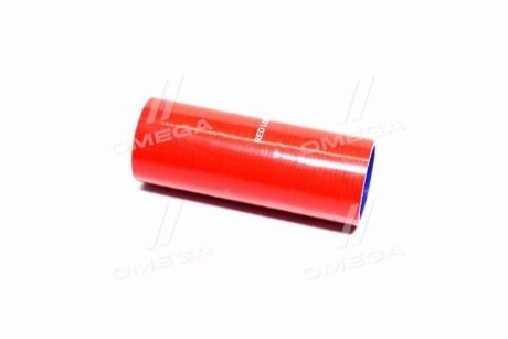 Патрубок радиатора Супер МАЗ нижний (СИЛИКОН красный, D=60 мм., L=180 мм.) RED LORRY 6422-1303025-01