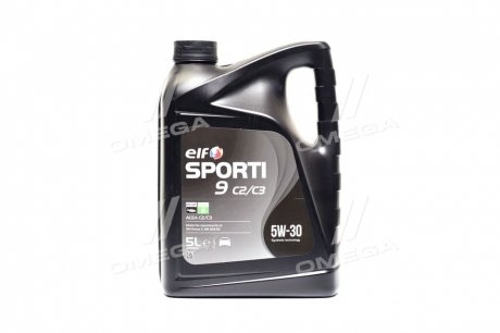 Масло моторн. SPORTI 9 C2/C3 5W-30 (Канистра 5л) Elf 208441
