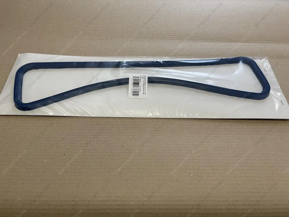 Прокладка крышки клапанной ГАЗ 53, 3307, ПАЗ 3205 (материал NBR, синяя) DETALKA 13-1007245 (фото 1)