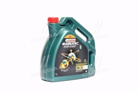 Олива моторна Magnatec Stop-Start 0W-30 D (Каністра 4л) Castrol 15D608