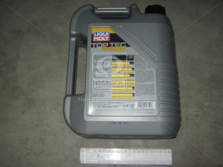 Масло моторн. TOP TEC 4100 5W-40 API SN/CF ACEA A3/B4/C3 (Канистра 5л) Liqui Moly 7501