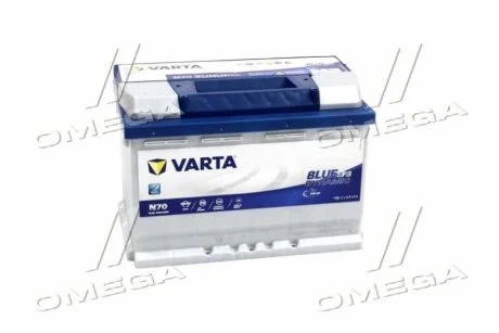 Аккумулятор 70Ah-12v BD EFB (278х175х190), R, EN760 Varta 570 500 076