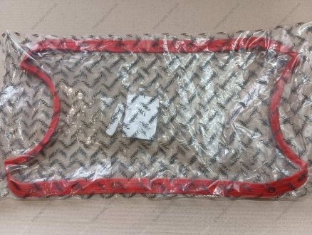 Прокладка картера масляного дв. УМЗ-4216 с шайбами (красный силикон) RIDER 4216-1009075