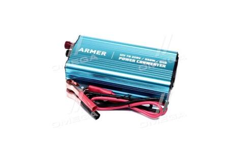 Преобразователь напряжения 12V-220V/550W/USB/мод.волна <> ARMER ARM-PI600