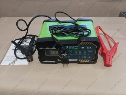 Пуско-зарядное устройство, 12-24V, 12A, 75A/12V (старт), цифровая панель LED <> ARMER ARM-JC75