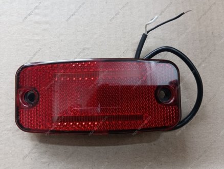 Фара LED бічна (відбивач) червоний, 12/24V, 110х50х20mm Jubana, Литва 453707012 (фото 1)