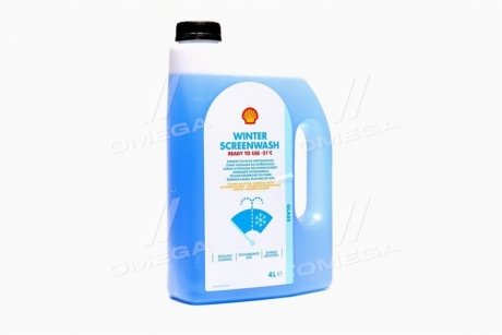 Омыватель стекла зимний Winter Screenwash -20°C 4л Shell 4107297906