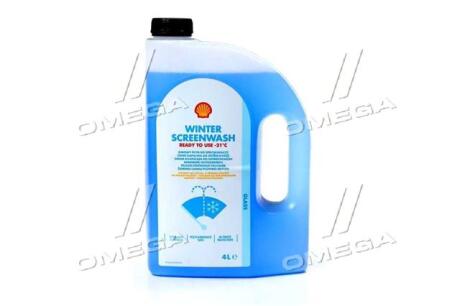 Омыватель стекла зимний Winter Screenwash -20°C 2л Shell 4107297905