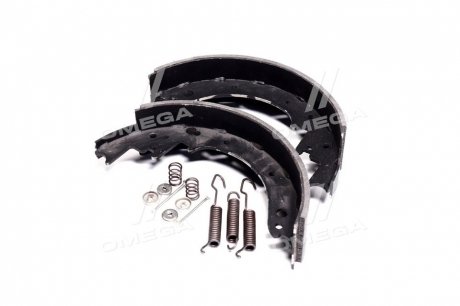 Колодка тормозная ЗИЛ 5301 задняя (клеенная, мягкая накл., к-кт 2шт на один барабан) ПРЕМИУМ АВТО-СОЮЗ 88 5301-3502092