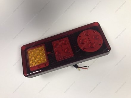 Фонарь МТЗ задний светодиодный LED (красное стекло) (ДК) Дорожня карта ФП-401 LED К