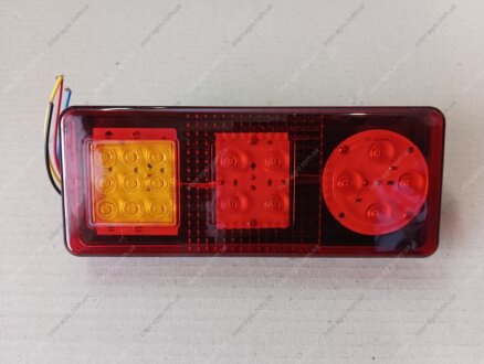 Фонарь МТЗ задний светодиодный LED (красное стекло) (ДК) Дорожня карта ФП-401 LED К