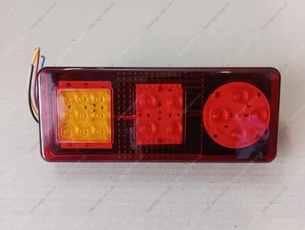Фонарь МТЗ задний светодиодный LED (красное стекло) (ДК) Дорожня карта ФП-401 LED К