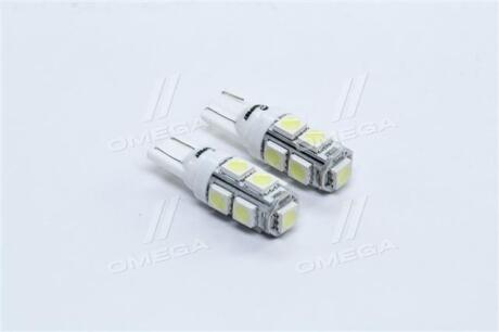 Фото 1 - лампа LED б/ц габарит и панель приборов T10 9SMD W5W 12V WHITE2шт. блистер <> Tempest TP-215T10-12V Лампа LED б/ц габарит и панель приборов T10 9SMD W5W 12V WHITE2шт. блистер <> Tempest TP-215T10-12V (фото 1)