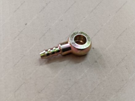 З\'єднувач пневматичний банджо-ялинка прямий 10-8 сталь RIDER RD 97.70.16