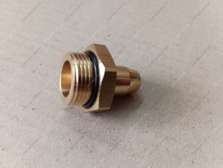 Соединитель пневматический резьбовой-с накидной гайкой прямой М22х1.5-6 латунь RIDER RD 99.48.29