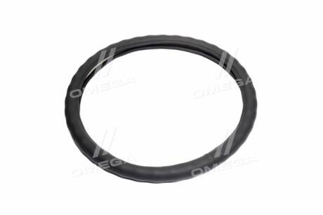 Чохол на руль чорний з перфорацією XXXXL <ДК> Дорожня карта DK-XXXL194BK