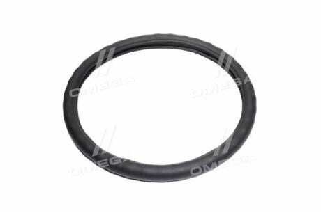 Чохол на кермо чорний гладкий XXXL <ДК> Дорожня карта DK-XXXL30BK