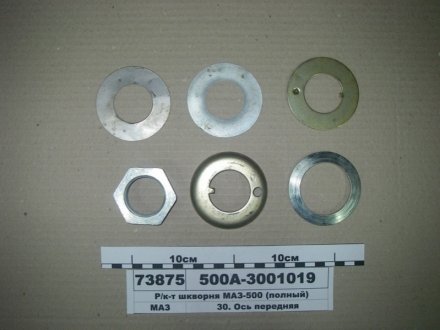 Ремкомплект шкворня МАЗ-500 (полный) RU 500А-3001019 р/к (фото 1)
