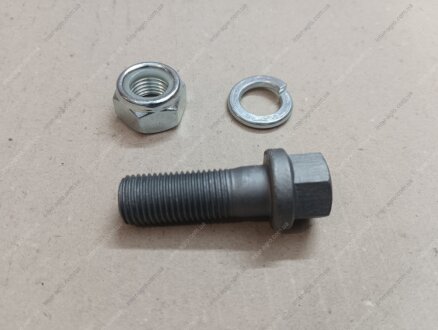 Болт вала карданного КАМАЗ с юбкой ТЕФЛОН (гайка самоконтрящаяся, гровер, М14х1,5х40) DETALKA 853063