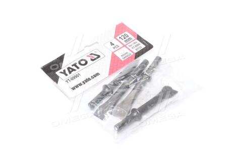 Набор из 4 зубил для пневмомолотка (про-во) YATO YT-09901 (фото 1)