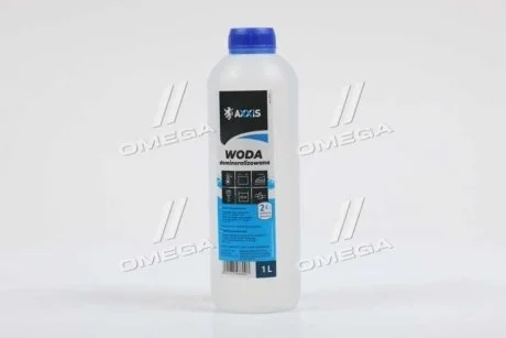 Вода дистиллированная двойной очистки (твердая канистра 1л) (AXXIS) AXXIS Польша Ax-829