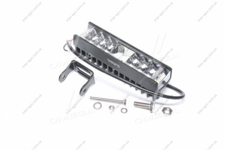 Фара LED прямокутна 15W, 12+22 ламп, 37,5х156мм, комбін. промінь 12/24V 6000K, 2250Lm (JUBANA) Jubana, Литва 453701083 (фото 1)