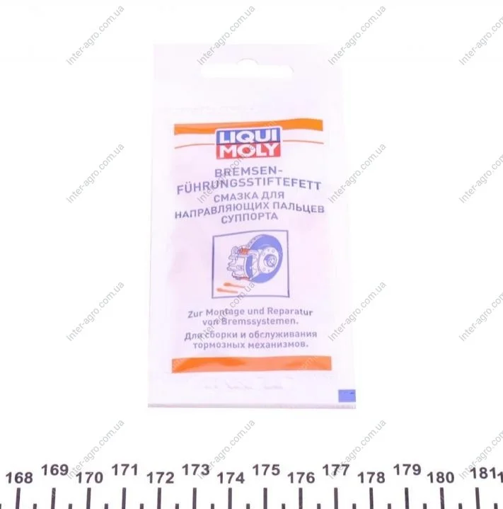 Мастило для направляючих пальців супорта Bremsenfuhrungsstiftefet 5мл Liqui Moly 39022 (фото 1)